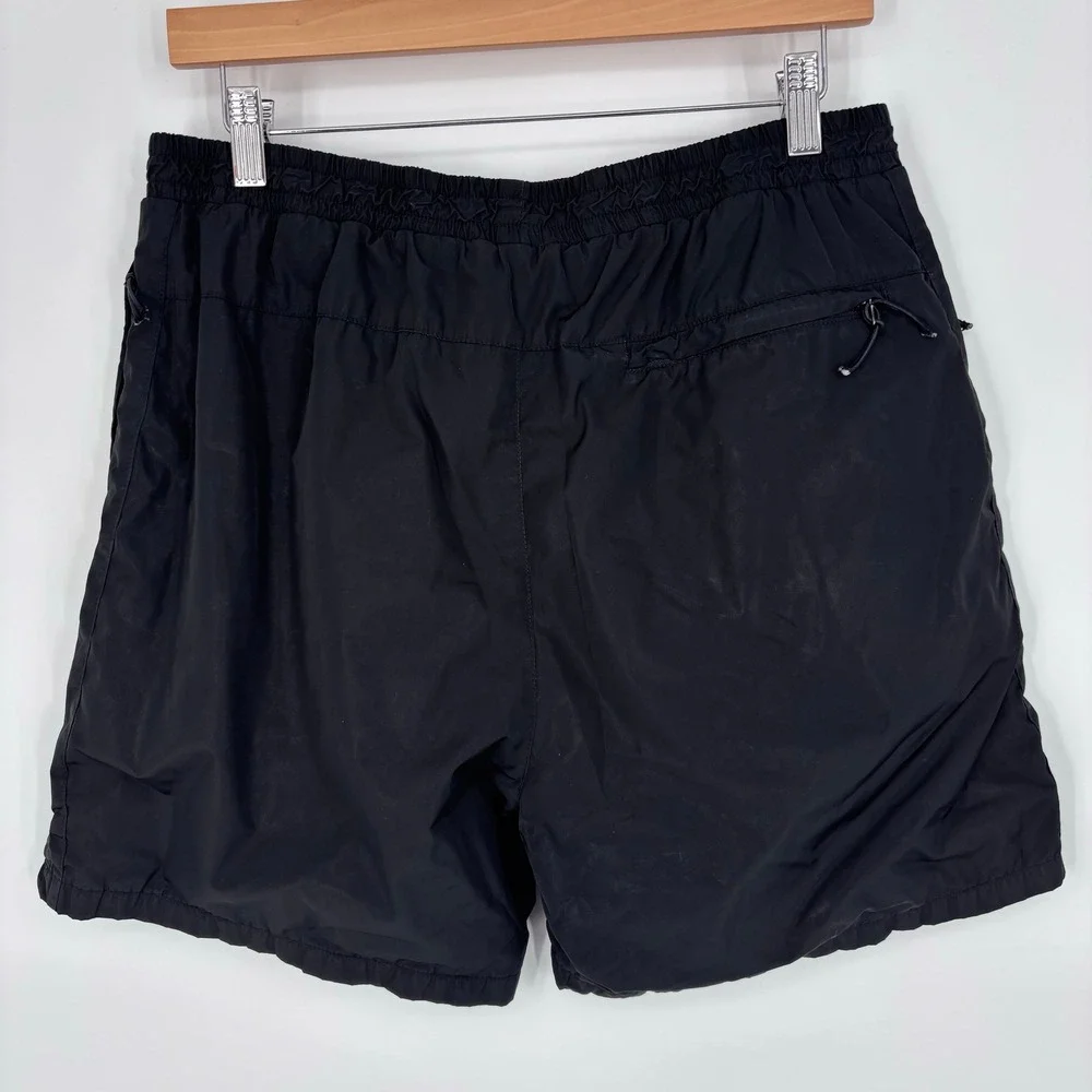 Kith Gym Shorts Mens M Black Embroidered Logo Mesh Lined Streetwear *FLAWS